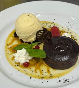 Dessert Schokosoufflé