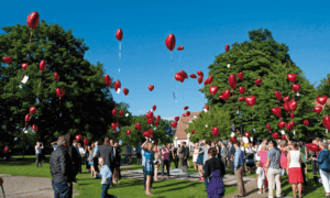 Ballonaktion Pleister Mühle