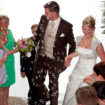 Hochzeit: aus dem Boot